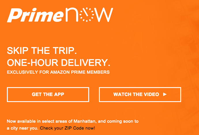 Che cos’è, costi servizio consegna Prime Now di Amazon