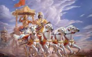 arjuna Krishna chariot
