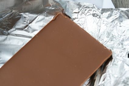 Tavolette di cioccolato al latte fatte in casa