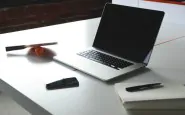 desk notebook office macbook large