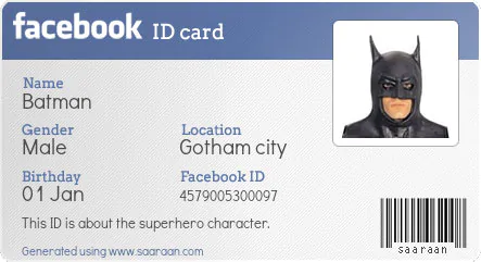 facebook id