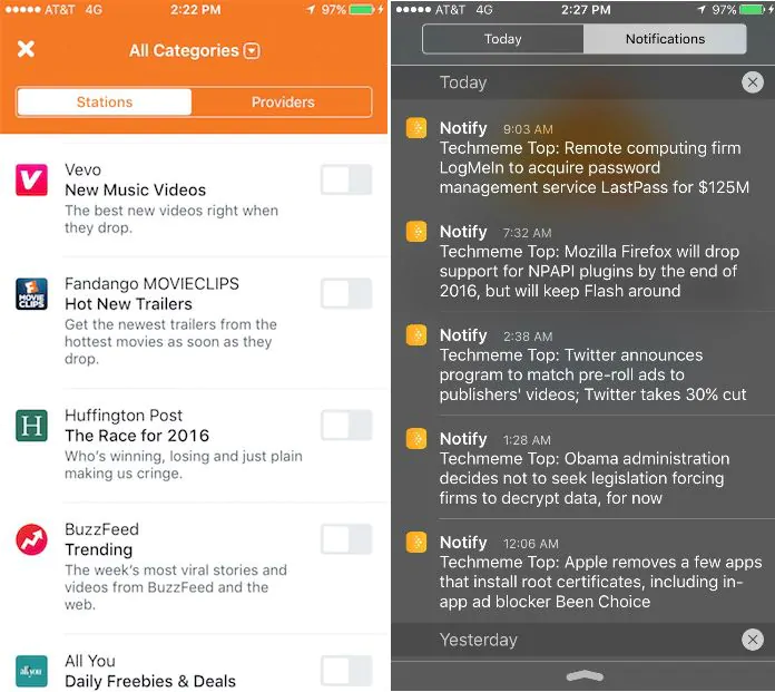 facebook notify