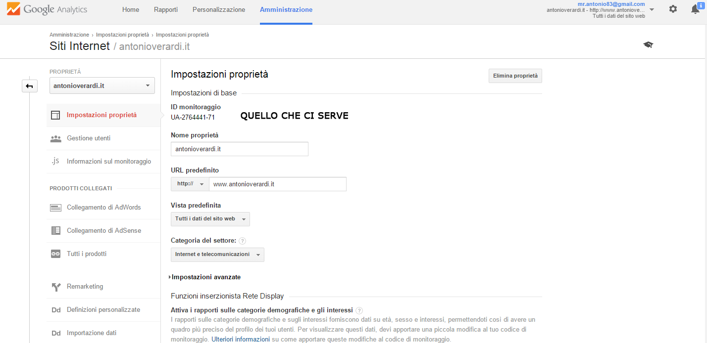 Come scaricare Google Analytics