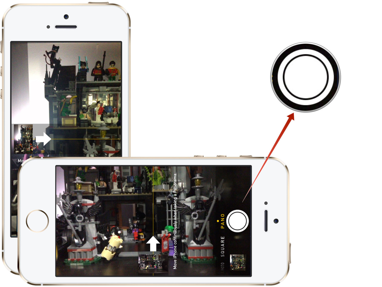 how to panorama vertical screens