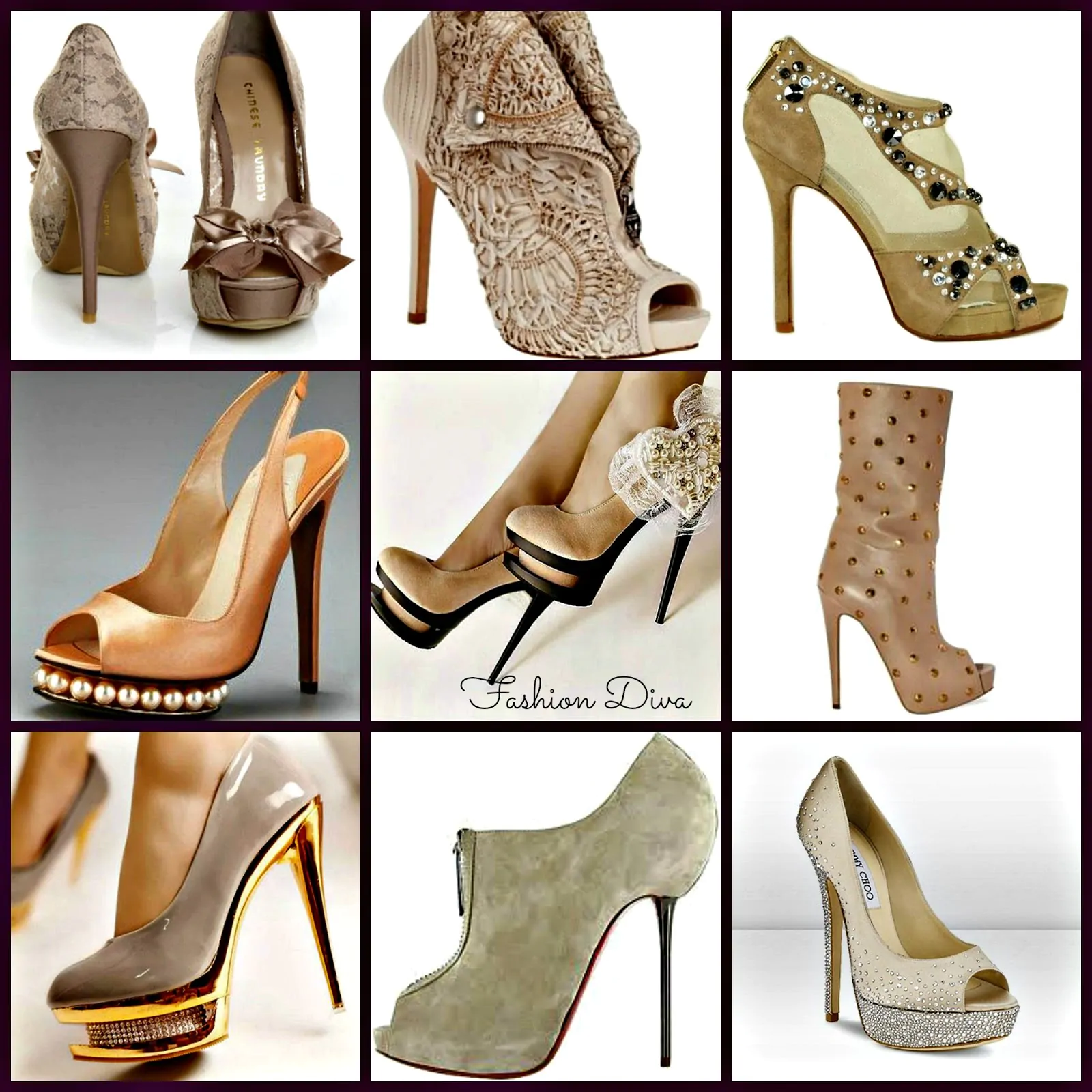 scarpe beige