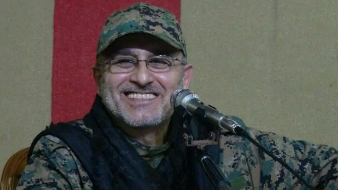 Il defunto comandante degli Hezbollah Mustafa Braddedine