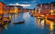 Uno stupendo scatto del Canal Grande di Venezia al tramonto