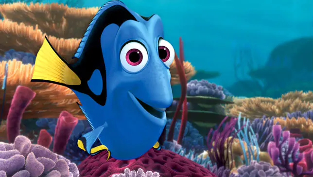 Dory, la simaptica pesciolina blu protagonista di "Alla ricerca di Dory"