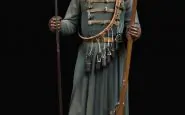 8 Vassily Gazemberger Statuetta di tiratore del reggimento Stepan Ianov 1860