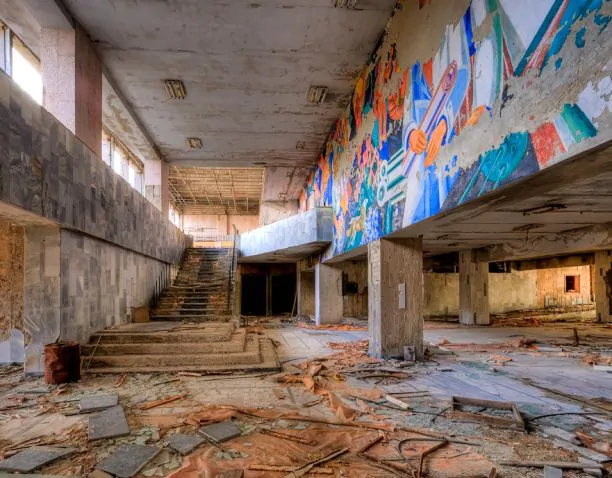 Palace of Culture Lobby pripyat