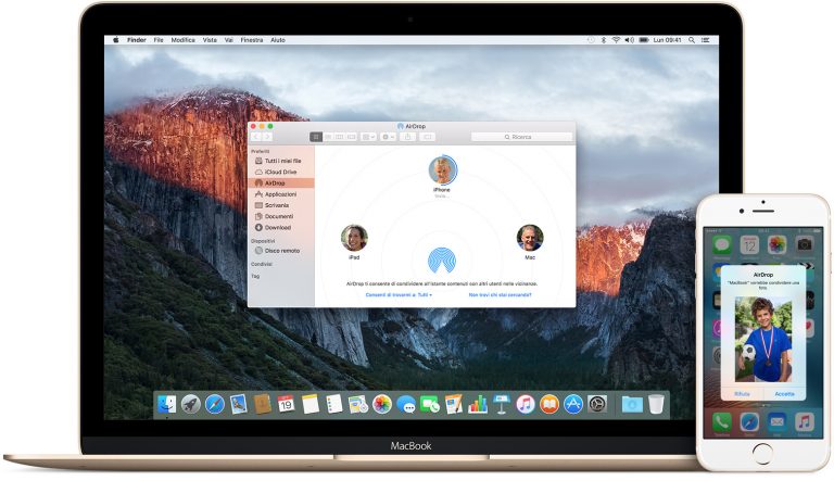 Come trasferire foto da iphone a mac wireless