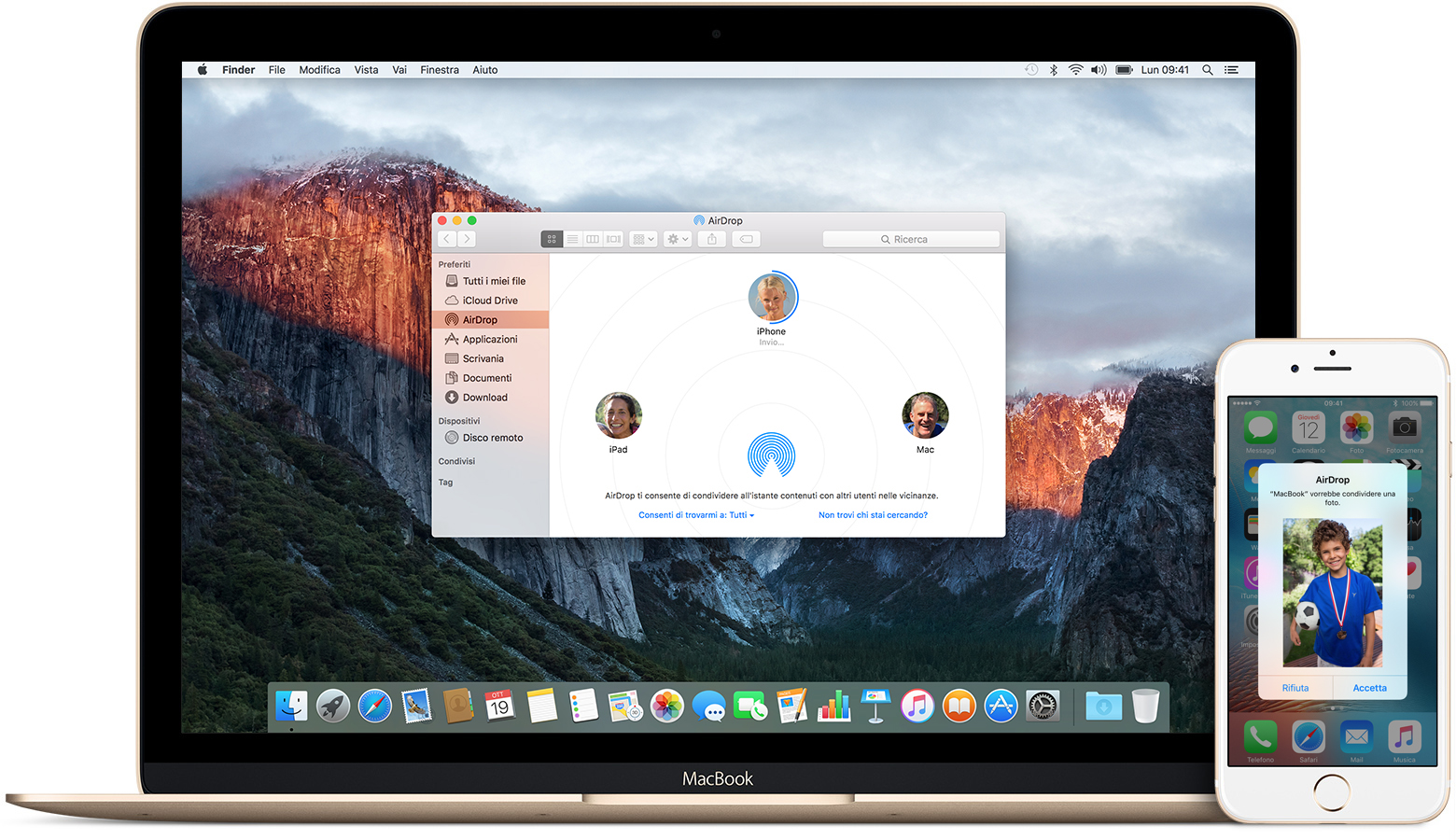 Usare iPhone come telecomando per Apple TV