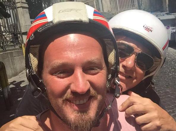 STEFANO GABBANA IN TOUR PER NAPOLI CON SALVATORE VOLO.