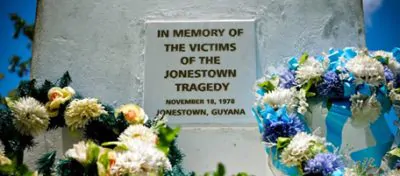 jonestown memoriale