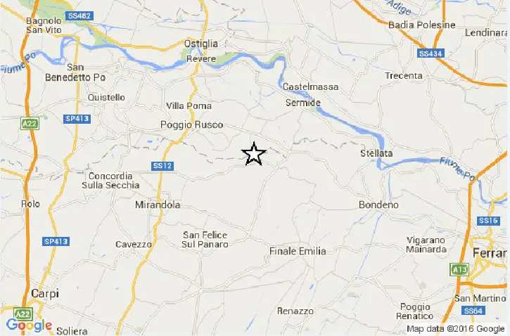 terremoto oggi M 3.5 lombardia