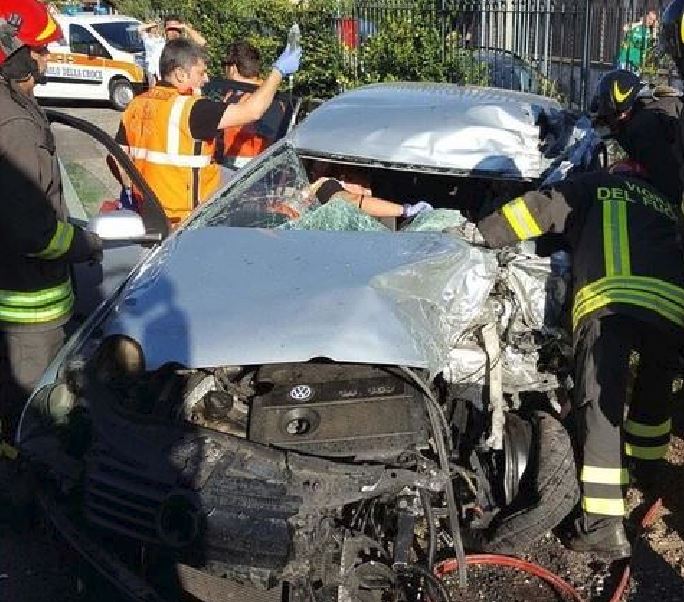 incidente vicino roma