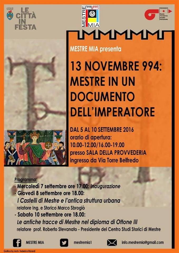 Mestre in un documento del 994