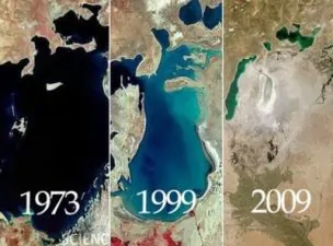 evoluzione lago d'Aral