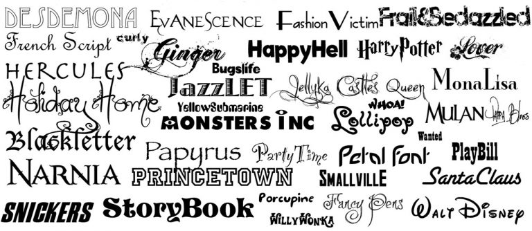 Come creare font artistici