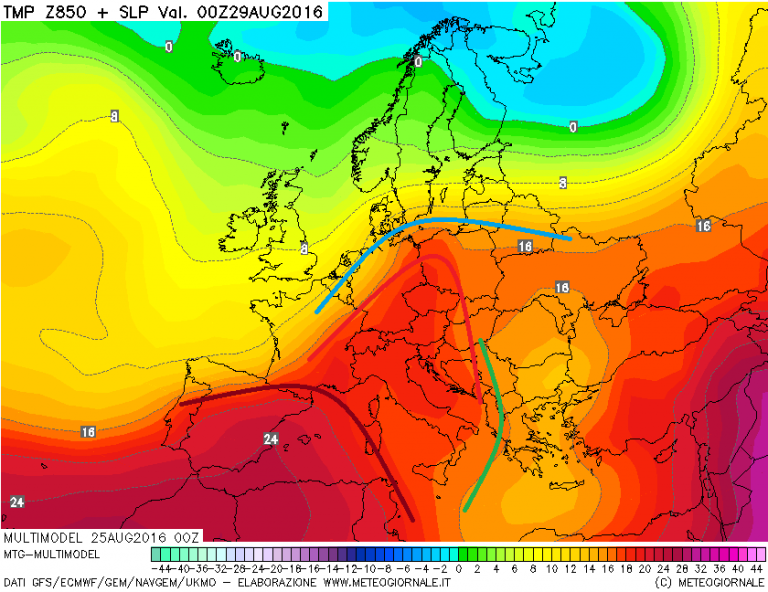 Previsioni meteo martedì 27 settembre (2016)
