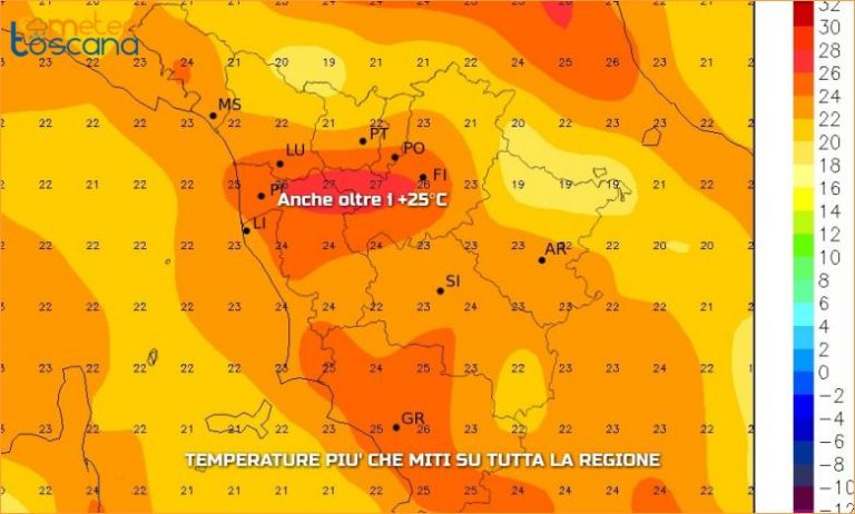 Previsioni meteo mercoledì 28 settembre (2016)