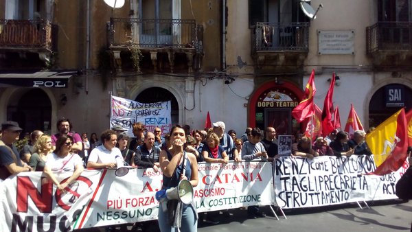 Renzi a Catania Renzi a Catania