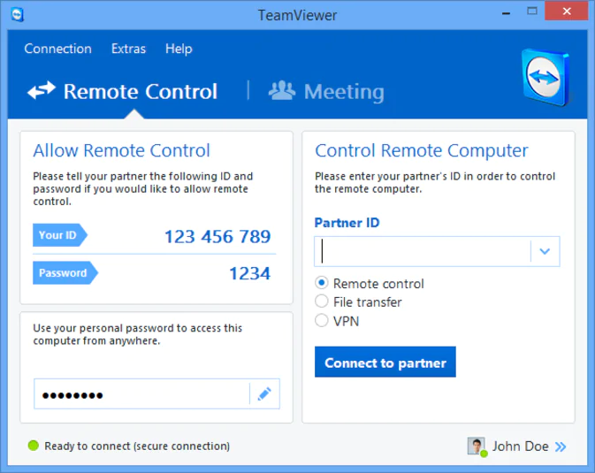 Come usare team viewer