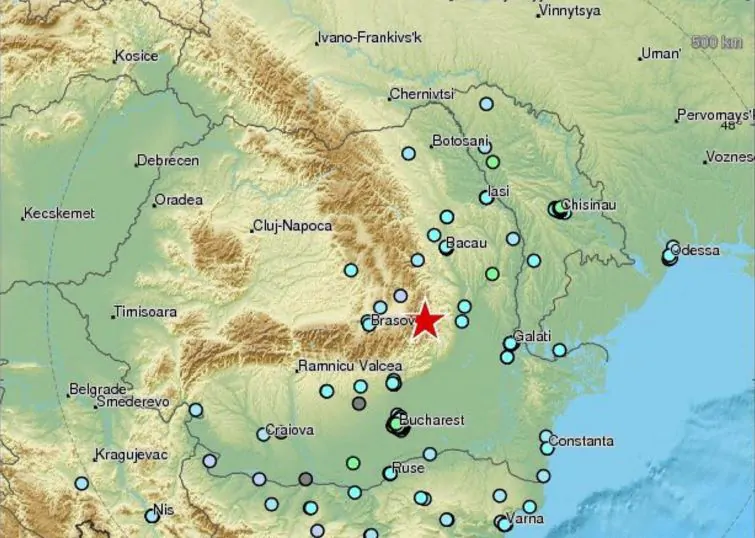 terremoto in romania