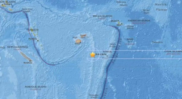 terremoto tonga islands