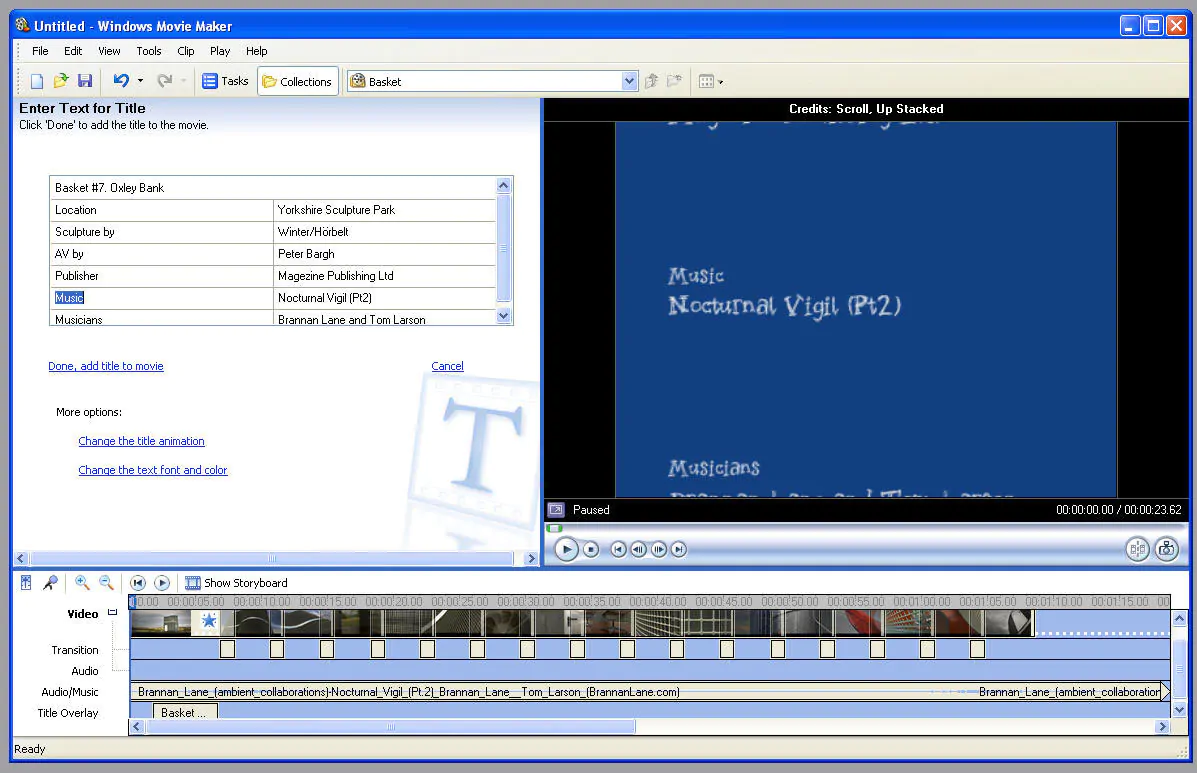 windows movie maker