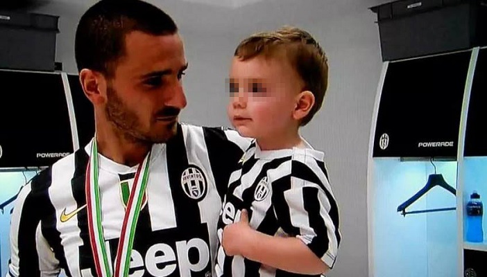 Bonucci figlio sta meglio, piange in diretta