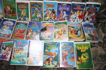 Collezione VHS Disney, anni '90