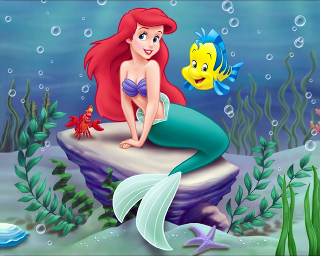 La Sirenetta Disney la dolce Ariel in fondo al mar