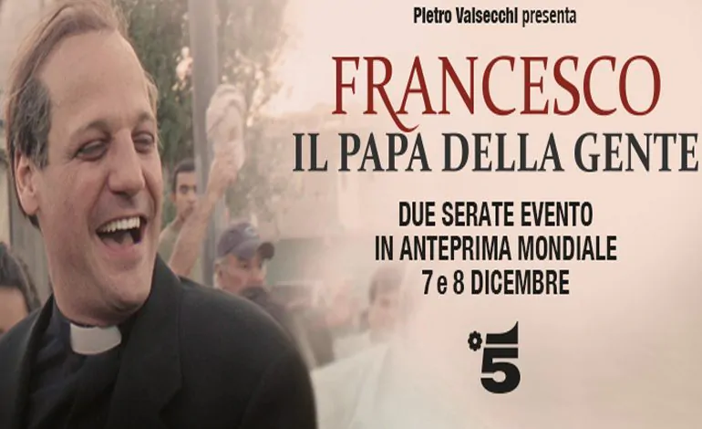 Debutta su Canale 5 la miniserie su Papa Francesco, una specie di approfondimento del lungometraggio “Chiamatemi Francesco”.