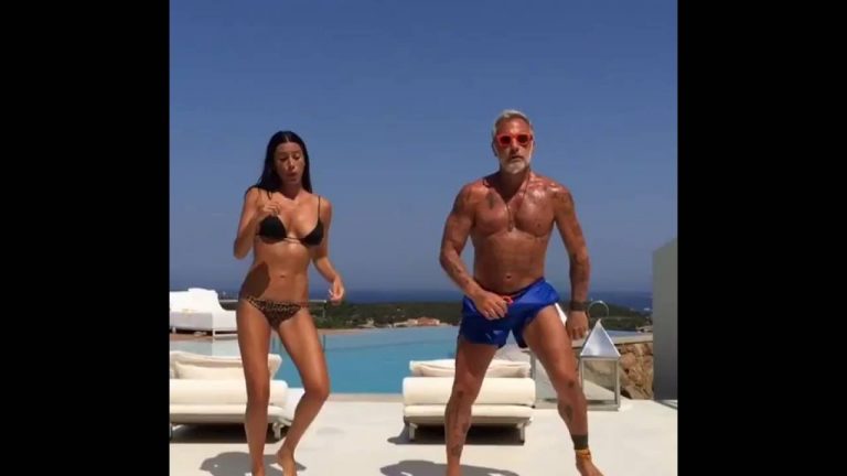 Gianluca Vacchi e Giorgia Gabriele protagonisti dello spot Bank of Georgia