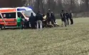 ambulanza bloccata in campo