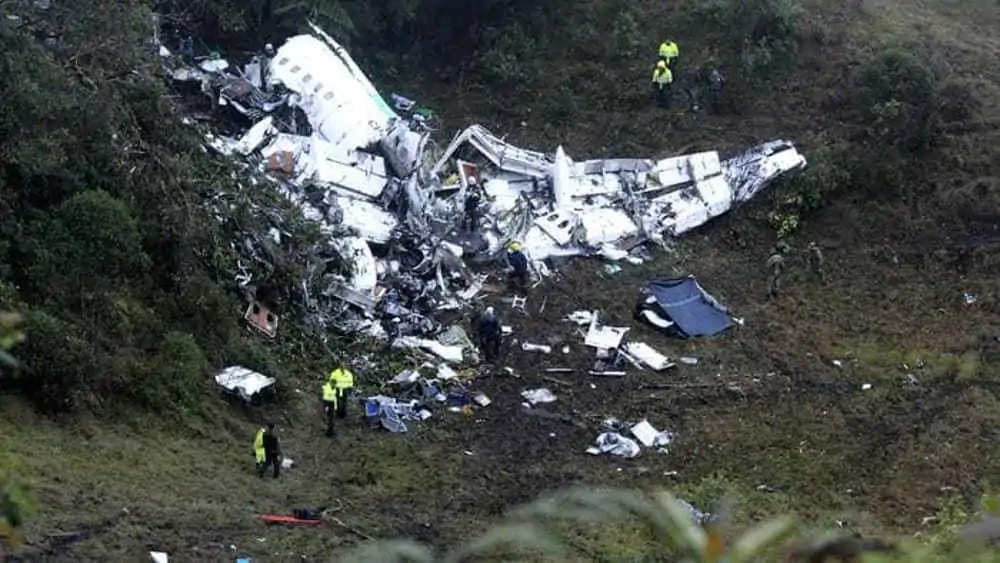 Disastro aereo in Colombia