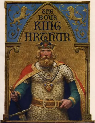 Boys King Arthur   N  C  Wyeth   title page