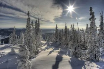 Neve in Siberia.
