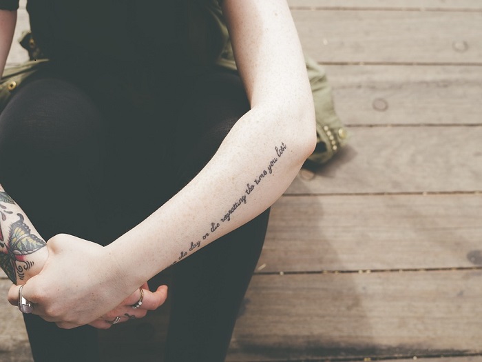 Tatuaggi con scritte Tatuaggi scritte