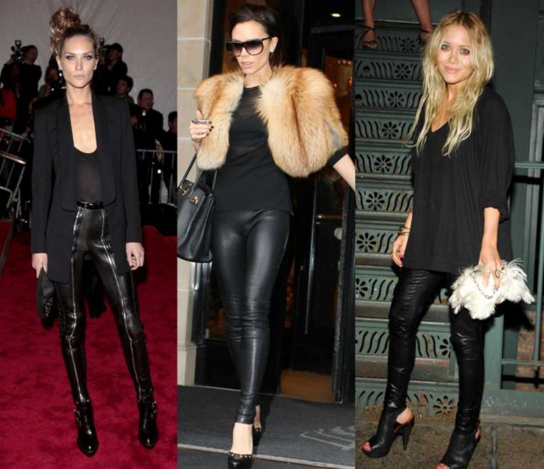 Leggins pelle: marche migliori e modelli