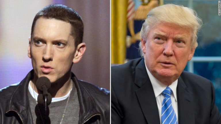 Eminem attacca Trump Eminem attacca Trump