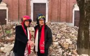 Gianni Morandi a Camerino: il suo conforto per i terremotati