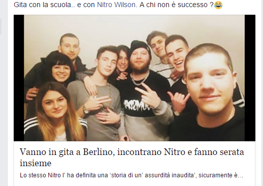 Nitro a Berlino con dei fans Nitro a Berlino con dei fans