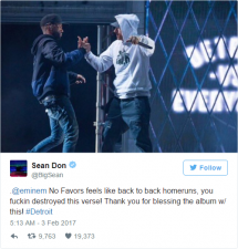 Ringraziamento a Eminem