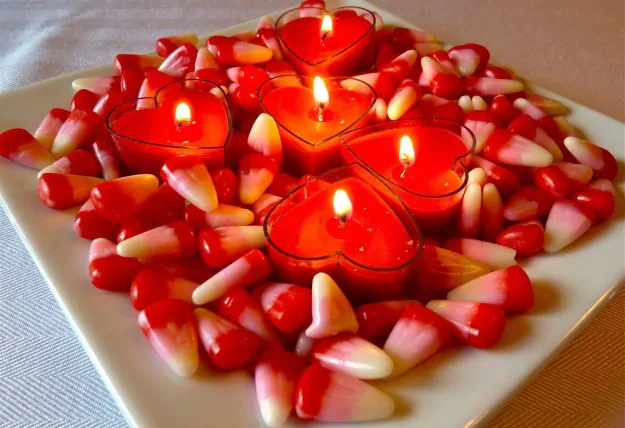 candele e caramelle