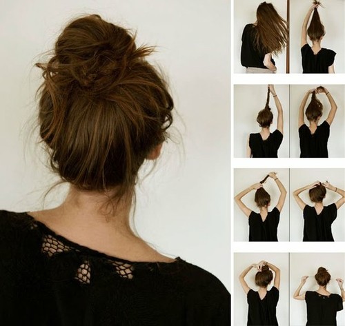 Come fare lo chignon spettinato Come fare lo chignon spettinato
