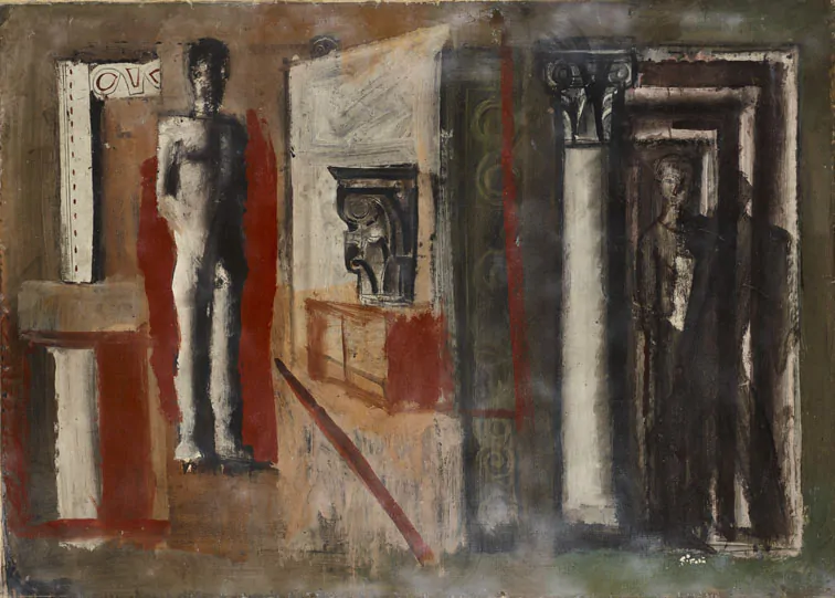 Mario Sironi Composizione murale 1934. Mart Collezione Allaria