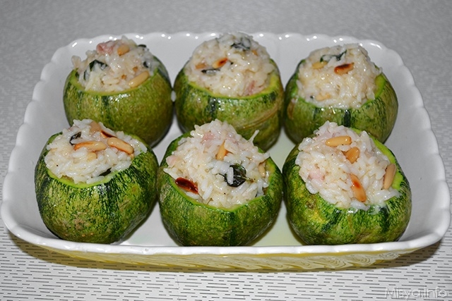 Ricetta zucchine ripiene di riso