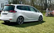 Opel Zafira a metano: consumi, prezzi, dimensioni, motori